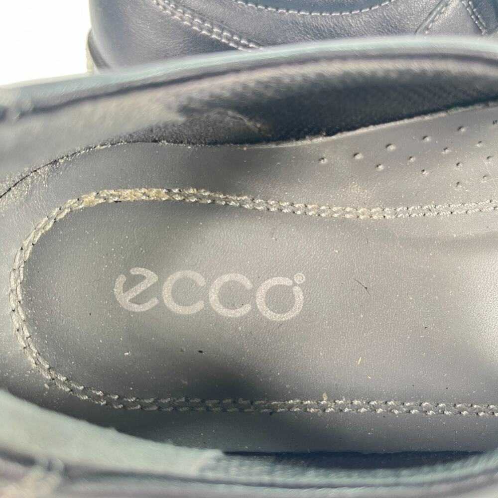 ECCO Dash Mary Jane Black Leather Comfort Flats Shoes Women's Size US 8.5 EU 39 - Picture 10 of 11